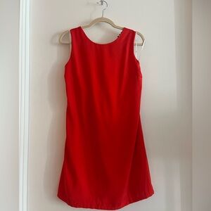 Lulu’s Red Dress with tied bow back